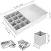 MEISHANG Antihaft Backformen Set,Verstellbar DIY Backen,Aluminium Backformen Rechteckig,Zahlen Backform Kuchenform,Zahlen und Buchstaben Backform,Kuchenform Verstellbar Antihaft