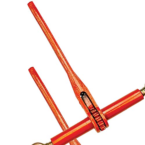 Image of VULCAN Ratchet Binder with Towing J Hook - 2 Pack - 5,400 Pound Safe Working Load (Works with 5 /16 Inch or 3 /8 Inch Chain)