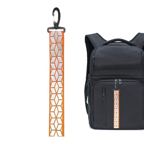 Llavero Reflectante para Mochila - 10g, Llavero Reflectante Colgante de Seguridad para Ropa | Suministros de seguridad de diseño multifuncional para caminar, acampar, montañismo, correr, andar en bici