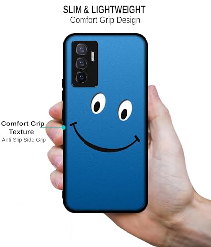 Image of Happy Design Premium 2D Printed Metal Back Case Cover for Vivo V23E 5G / Y75 4G