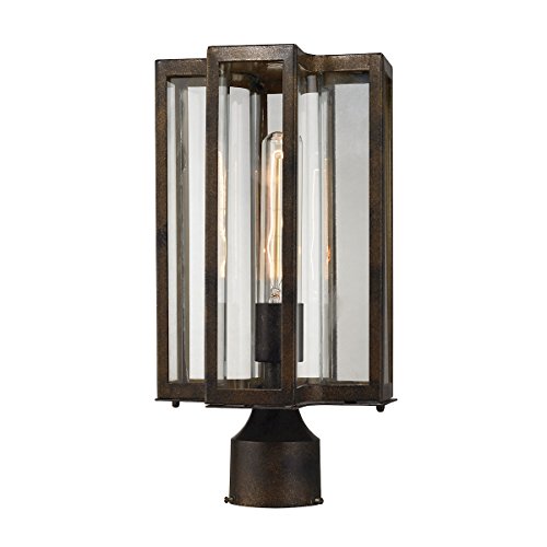 ELK Lighting 45148/1 Close-to-Ceiling-Light-fixtures, 15 x 8 x 8, Bronze