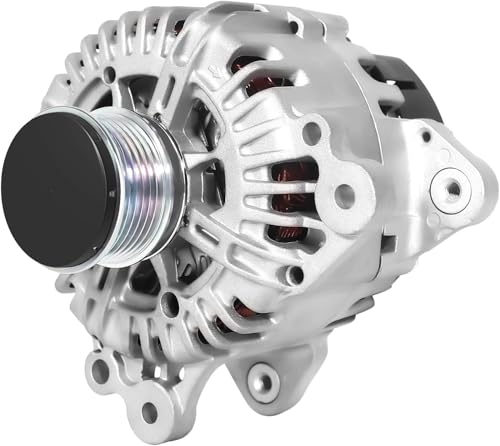 Image of 11134N Alternator Replacement for Jetta 2006-2014 2.0L /2011-2015 2.0L /2005-2006 1.9L, Passat 2006-2008 2.0L, GTI 2006-2008, Golf 2010-2014 2.0L, 12V 140Amp 6-Groove Pulley