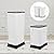 Telescoping Kitchen Trash Can with Lid,20L to 45L Adjustable Capacity Garbage Can Comes with Two Bathroom Trash cans Plastic Slim and High Trash Bin with Wheels for Bathroom|Kitchen|Bedroom|Office