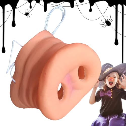 Genérico Nariz de animal de Halloween, pico de pájaro animal,Narices realistas de pico de loro con banda elástica | Cosplay de hocico de para disfraz de Halloween, accesorios de nariz de para cos