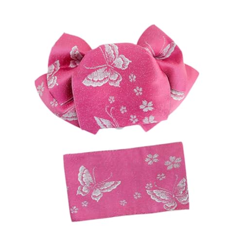 Kimono Obi Belt for Women Traditional Pre Tied Bow for Wedding Performance Party