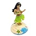 Eruditter Solar Wackelfigur Hula Girl - Solartanz Spielzeug, Hawaii Mädchen Figur, Hawaii Mädchen Solar Tanzen Ideal Für Die Fensterbank, Auto, Büro, Schreibtisch