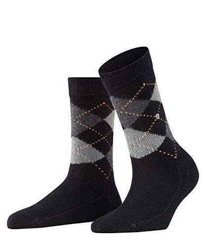 Burlington Whitby W So chaudes fantaisie 1 paire, Chaussettes Femme, Noir Black 3000, 36-41