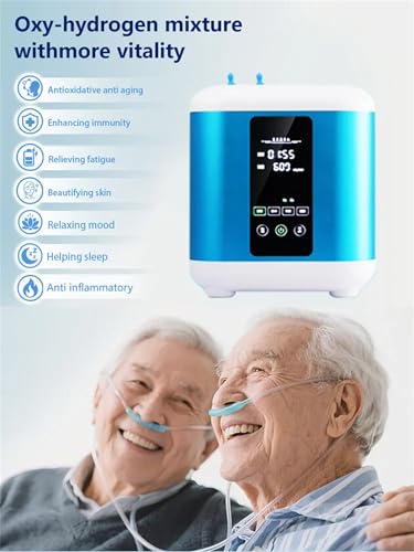 FCADFCA Hydrogen Inhalation Machine, 99.99% Purity Hydrogen Water Generator, Low Noise, PEM Electrolysis Water Technology, Brown's Gas Inhaler for Home - Image 4