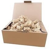 J'ENVOIE DU BOIS   Allume feu Naturel Laine de Bois et Cire végétale   Boîte de 170 pièces   2,2Kg   pour Poêle à Bois, Cheminée, Barbecue, Four à Pizza