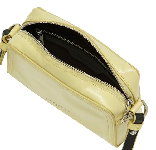 LIEBESKIND BERLIN Umhängetasche Chudy Paper Touch Crinkle Crossbody Light Mimosa hellgrün – Ansicht 3