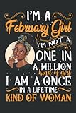 Photo Gallery i m a february girl black women aquarius birthday gifts: hearts journal: 6" x 9", 100 pages, matte finish cover, diary, planner, lined college ruled paper. Photo Gallery i m a february girl black women aquarius birthday gifts: hearts journal: 6" x 9", 100 pages, matte finish cover, diary, planner, lined college ruled paper.
