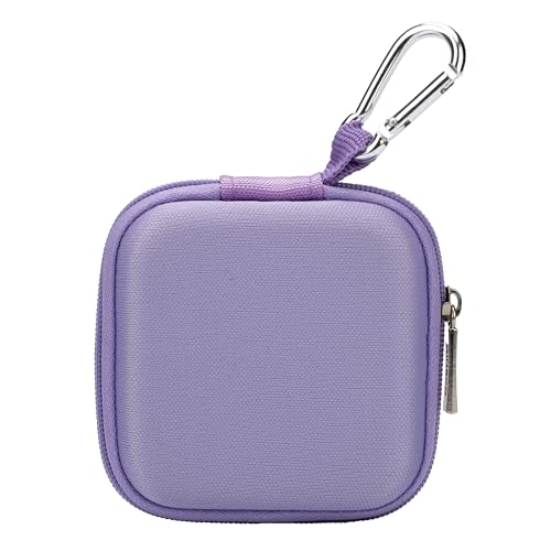 Ginsco Mini-Portable Hard Shell Square Earbuds Case for...