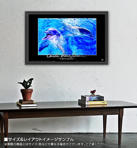 Amazon.co.jp: ポスター クリスチャン ラッセン ヴァルア モアナ 額装