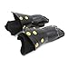 Medieval Warrior Brand Metal Gothic Knight Style Gauntlets Fully Functional Armor Gloves (Black)