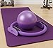 YXILEE Pilates Ring Circle Set - Workout at Home Workout Equipment Women - Pilates Mini Exercise Ball for Legs Arms and Thighs