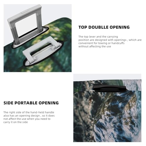 Travel Luggage Cover Sates of Water Suitcase Protector Elastic Washable Stretch Suitcase Protector Anti-Scratch Travel Suitcase Cover Fit 18-32 Inch Luggage4