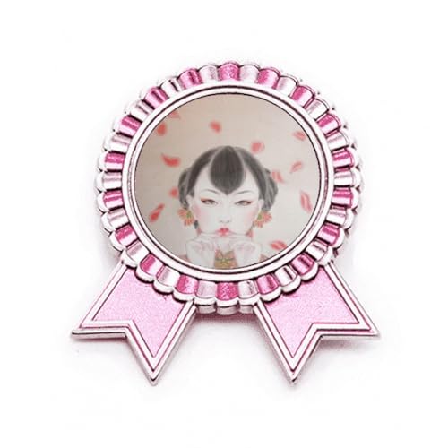 Broche rouge chinoise pour sublimer une veste au quotidien M