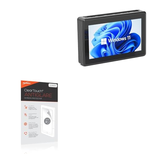BoxWave Screen Protector Compatible with HEIGAOLA Mini PC Windows 11 PRO Intel N5095 (5.5 in) - ClearTouch Anti-Glare (2-Pack), Anti-Fingerprint Matte Film Skin