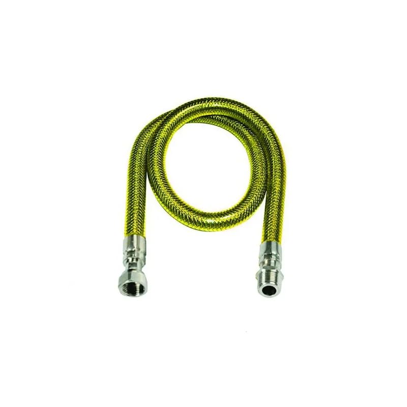 Spares2go Tubo Flessibile Gas Universale Per Forno/Cucina 1,8m - Attacco A Baionetta Angolare, BS EN14800 CE (GPL E Metano)