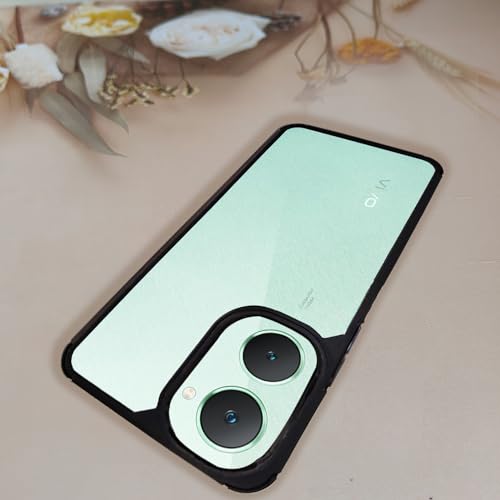Image of AIBEX Crystal Clear Back Case Compatible with iQOO Z9 Lite 5G / Vivo Y28S 5G / Vivo T3 Lite 5G / Vivo Y18 4G / Vivo Y18e 4G / Vivo Y18i 4G Back Cover Case | 360 Degree Protection