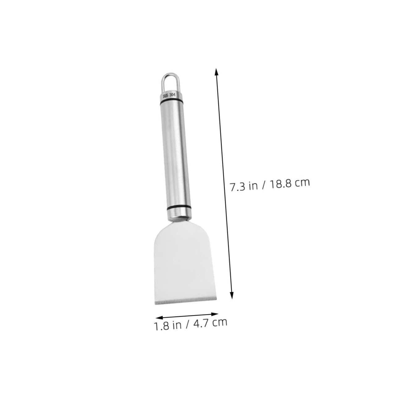 Ipetboom Ergonomic Handle Cleaning Scraper Compact Kitchen Ice Removal Shovel Freezer Cleaning Tool Grout Tool 2pcs Stainless Steel