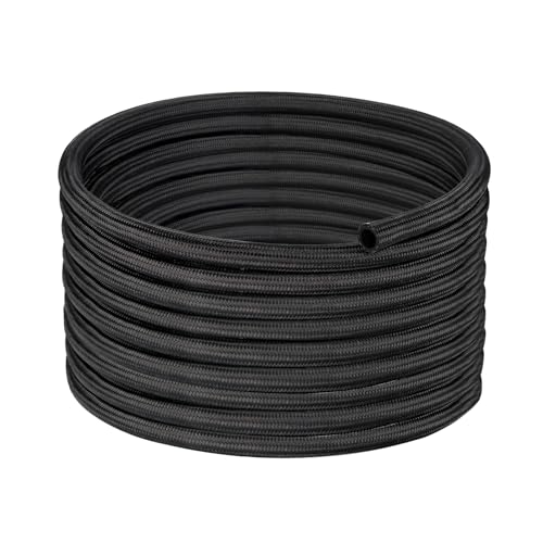 Image of EVIL ENERGY 8AN Fuel Line, AN8 Braided Fuel Hose Nylon CPE 25FT Black