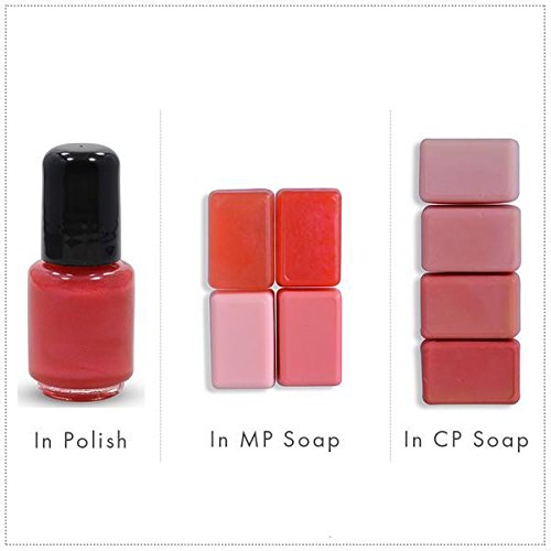 Soapberry Red Luxury Mica Colorant Pigment Powder for Soap Candle Nail Polish 4 oz