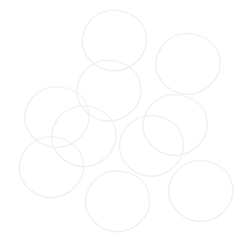 uxcell Juntas tóricas de silicona, 3.543 in OD 3.394 in ID 0.075 in Ancho VMQ Junta de sello para válvulas de compresor reparación de tuberías,