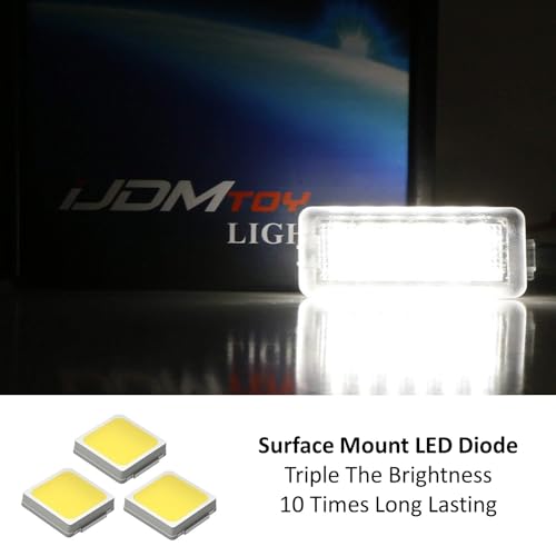 Luz LED Blanca para Puerta iJDMTOY Compatible Mercedes CLA CLS miniatura 2