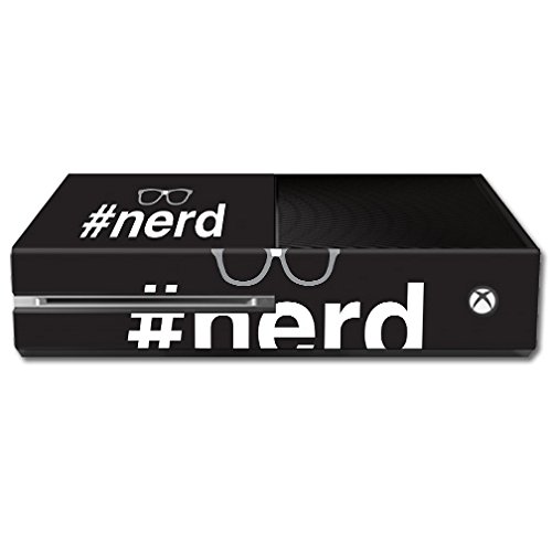 MightySkins Skin Compatible with Microsoft Xbox One Console – Nerd | Protective, Durable, and Unique Vinyl Decal wrap Cover | Easy to Apply, Remove, and Change Styles | Made in The USA