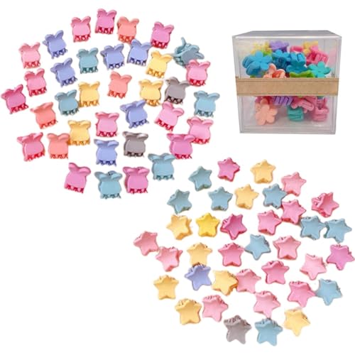 Pinces à cheveux miniatures pour filles de 72 pièces pour l'école
