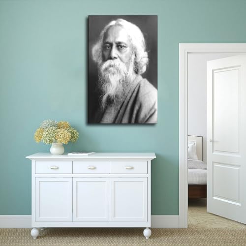 Impression sur toile Rabindranath Tagore tableau deco 20x30 cm - 4