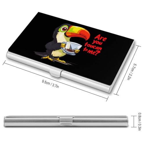 Toucan Business Card Case Pocket Card Holder Slim Card Wallet for Men Women2