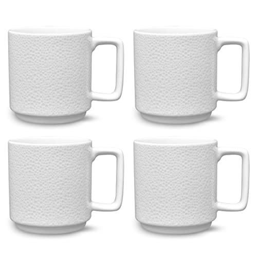 Set de 4 Tazas Noritake Colortex Stone White 16 oz miniatura 1