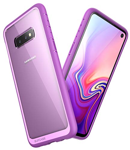 SUPCASE Unicorn Beetle Style Series Designed for Samsung Galaxy S10e Case 2019 Release PC and TPU Premium Hybrid Protective Clear Slim Fit Case (Purple)