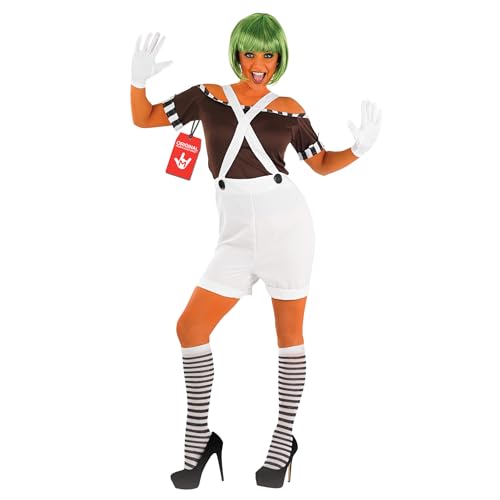 Fun Shack Disfraz Trabajadora Fábrica Chocolate Mujer, Personaje Película, Despedida Soltera, Carnaval y Halloween, S