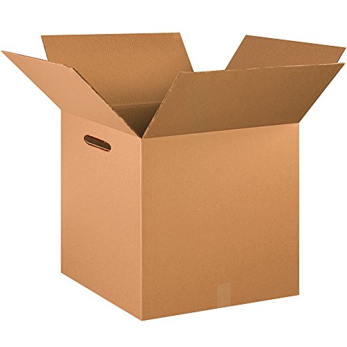Image of BOX USA Shipping Boxes Double Wall 20 inchL x 20 inchW x 20 inchH, 10-Pack | Corrugated Cardboard Box for Packing, Moving and Storage