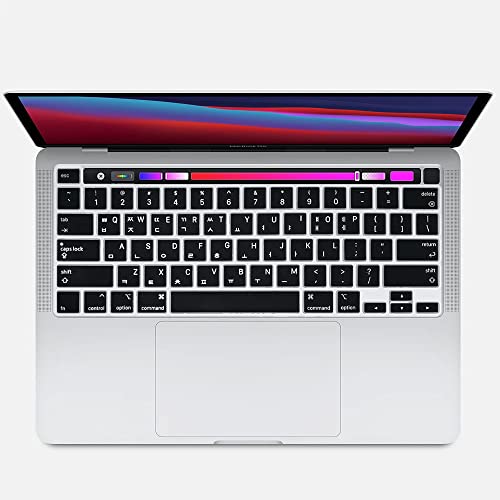 Proelife Ultra Thin Korean Keyboard Cover Skin For Macbook Pro 13 Inch 2022 2021 2020 thumb #2