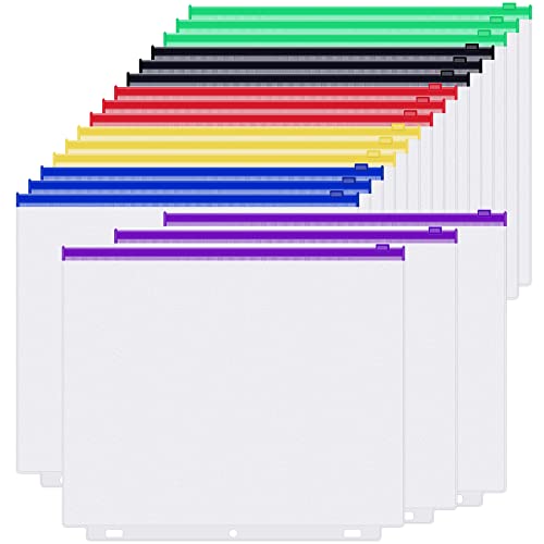 Antner 18PCS Letter Size Binder Pockets for 3 Ring Binder, 3...