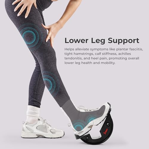 Sunny Health & Fitness Calf Stretcher and Foot Rocker - Black - image 2