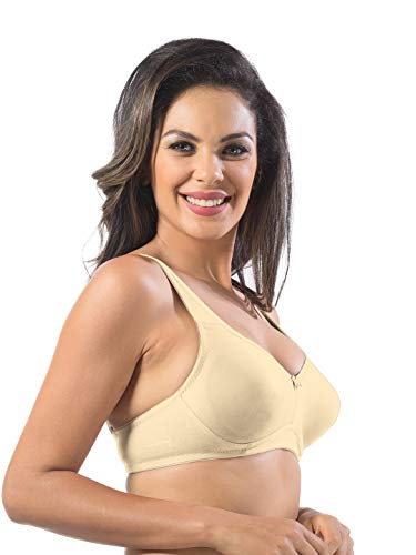 Image of SONARI Cristina Women's Non-Padded Wire-Free T-Shirt Bra| Medium Coverage, Cotton Polyester Bra with Regular Comfort Fit