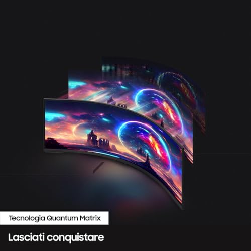 Gaming Odyssey Neo G9 (S57CG952), Curvo (1000R), 57'', 7680x2160 (Dual UHD), 32:9, Mini LED, HDR1000, VA, 240 Hz, 1 ms (GtG), FreeSync Premium Pro, HDMI, USB, Display Port 2.1 - Monitor - Immagine 6