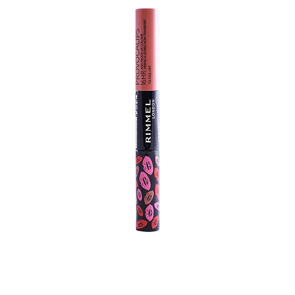 Rimmel Provocalips Kiss Off 710 Lip Stick Colouring Liquid Lip Cosmetic Sponge Tip X1 X1 Female Lip 1 Mu