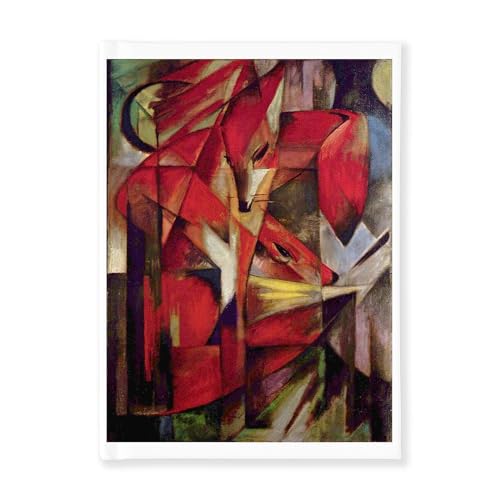 CafePress Franz Marc Foxes Hard Cover Journal Notebook, Personal Diary