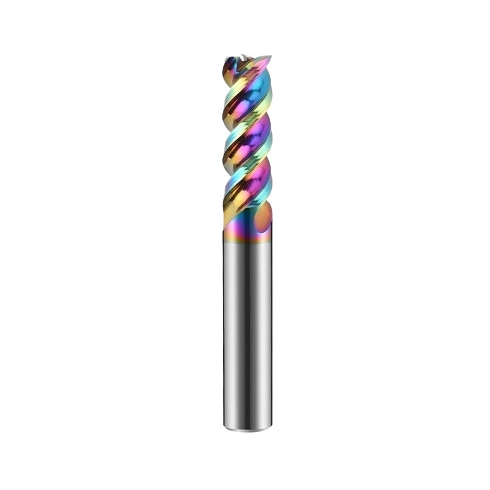Fresa de extremo carburo con ranura en U recubierta color HRC55 3F for aluminio