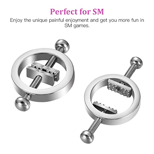 UTIMI Nippelklemmen Fetish Instelbaar Sexy borstklemmen erotiek SM tepelgewichten seksspeelgoed voor vrouwen en mannen (paar) - Afbeelding 6