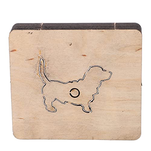 Matrice de découpe chien en métal robuste pour customiser vos cuirs - 6