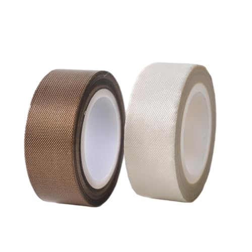 Image of Light Soften Tape 2 PCS 0.78inx29ft Led Light Strip Masking Tape Lighting Dimming Cover Sticker, (White and Brown)