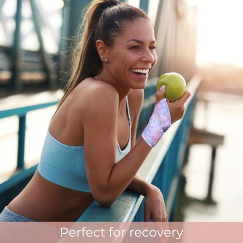 Active Recovery Co. AR2PWB 2-Pack Stylish Compression Wrist Wraps Wrist Support And Carpal Tunnel Wrist Brace thumb #5