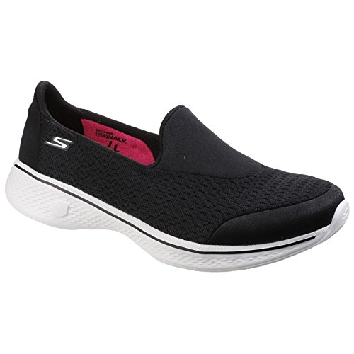 Skechers Skechers Women's Go Walk 4 - Pursuit, Black/White, 5.5